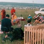 Строительство и освещение Священной Ступы в Алари (Иркутская область, Нукутский район)
